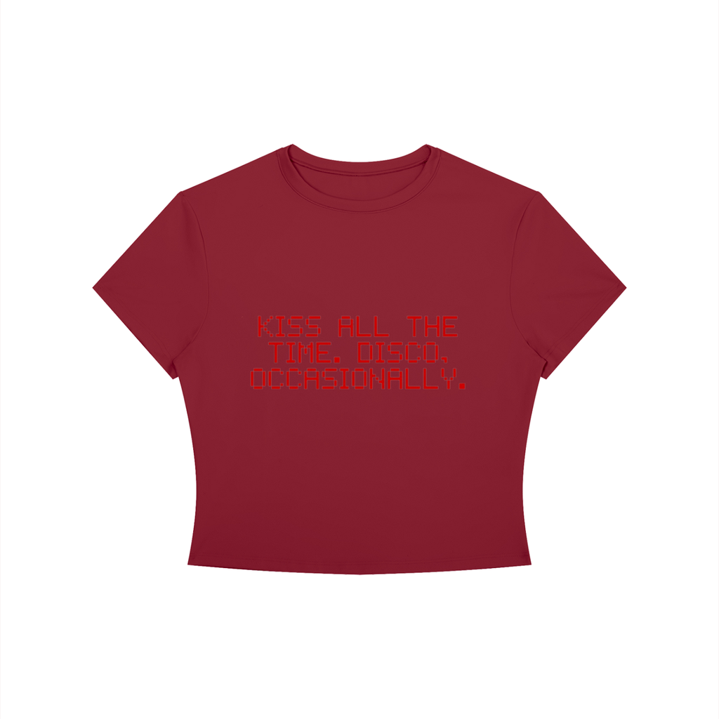 KISS ALL THE TIME, DISCO OCCASIONALLY baby tee