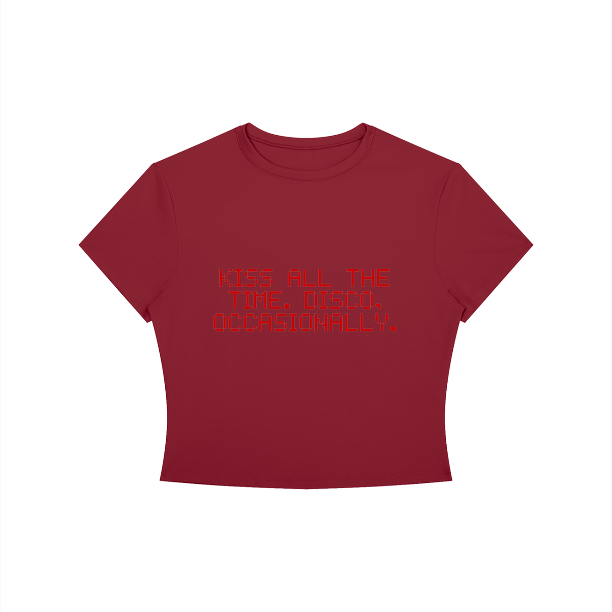 KISS ALL THE TIME, DISCO OCCASIONALLY baby tee