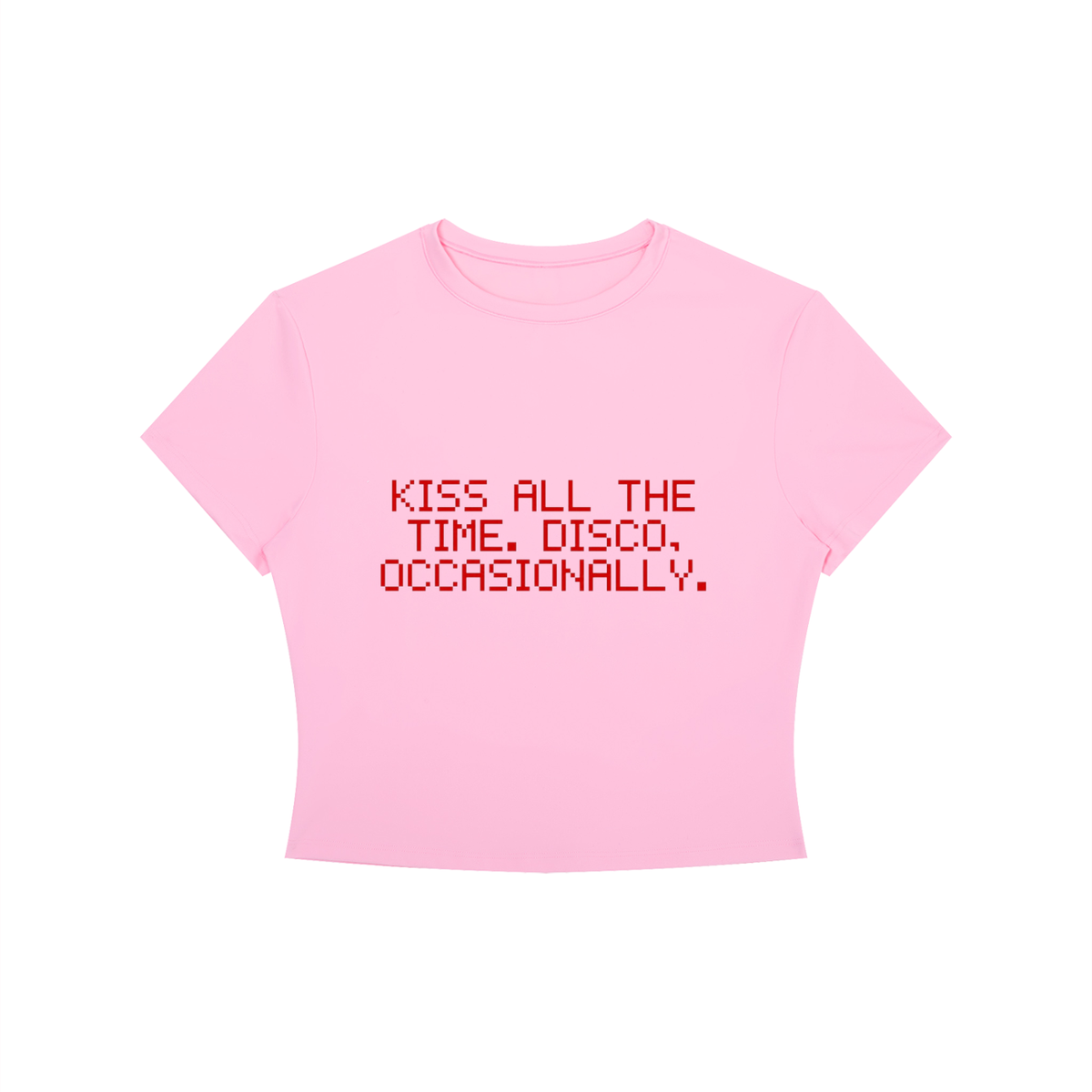 KISS ALL THE TIME, DISCO OCCASIONALLY baby tee