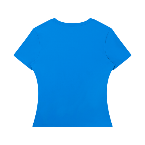 *VIRAL* KISS ALL THE TIME, DISCO OCCASIONALLY blue slim fit tee