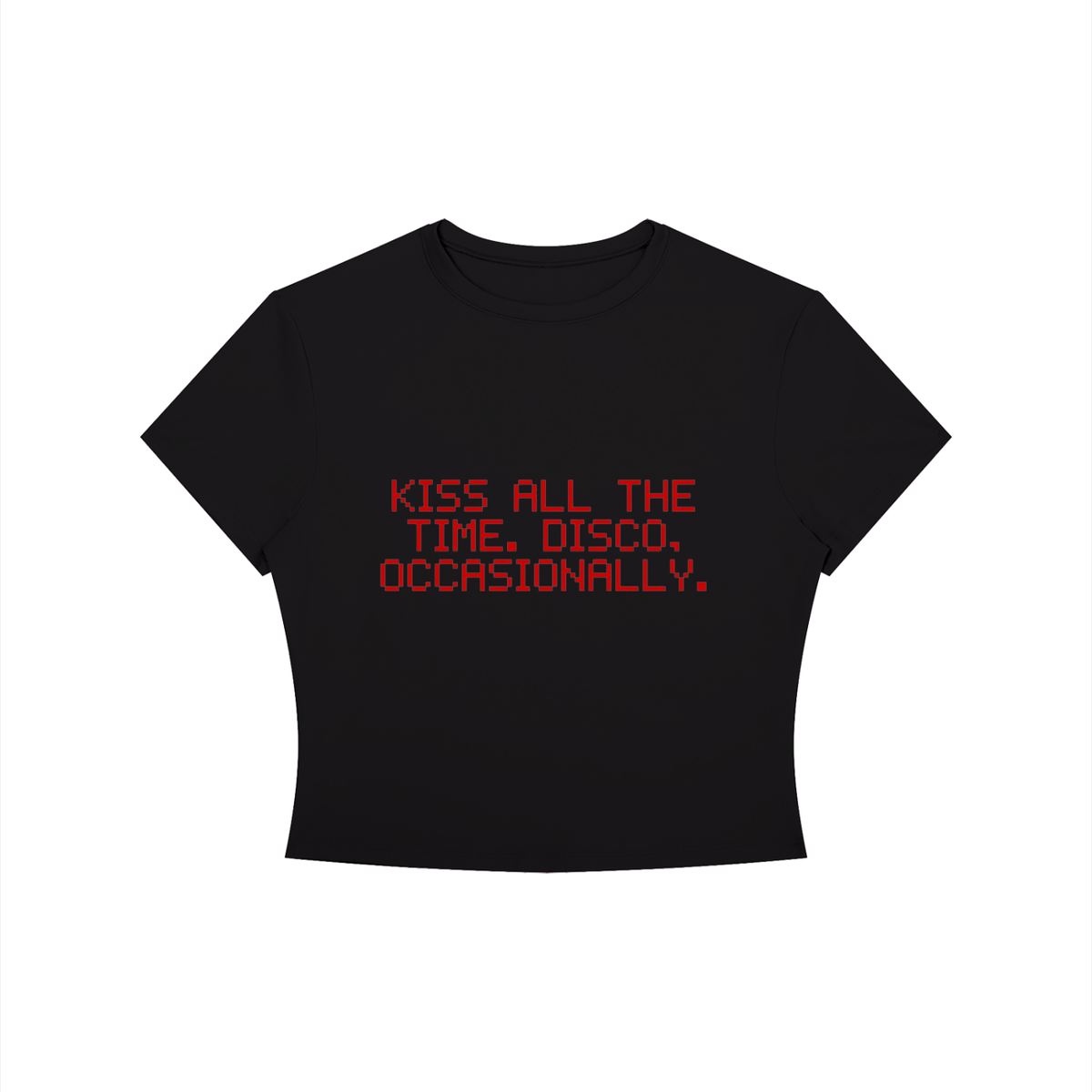 KISS ALL THE TIME, DISCO OCCASIONALLY baby tee