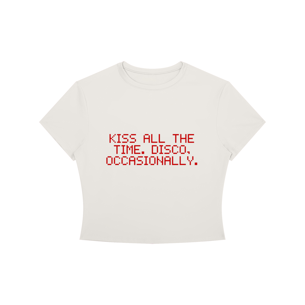 KISS ALL THE TIME, DISCO OCCASIONALLY baby tee