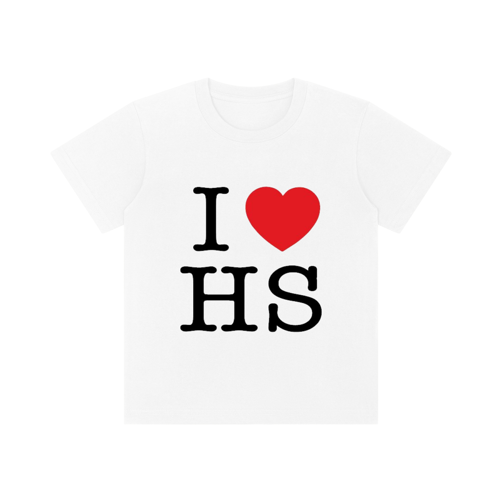 I love HS | Kids Crewneck Tee